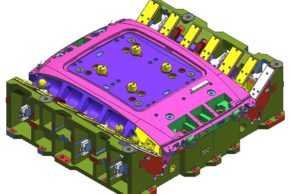 顶盖模具旋转斜楔